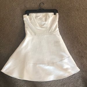 Express silver cocktail/semi-formal dress